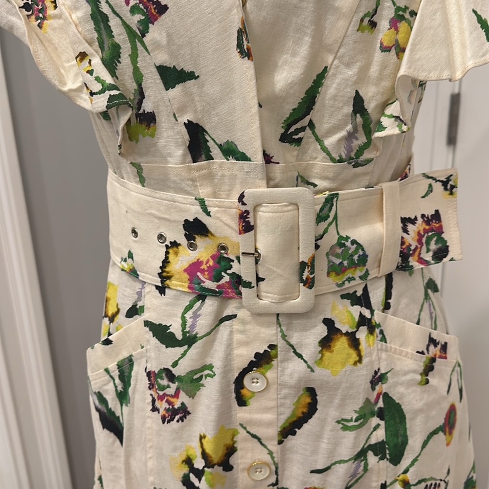 Tanya Taylor Belted Dress - Picture 3 of 7